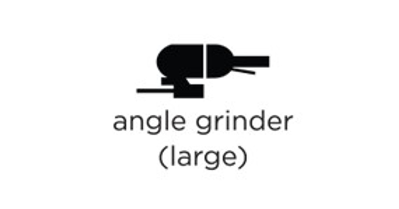 Diamond Vantage 5" Dry Polishing Pad, 200 Grit, Hex Design