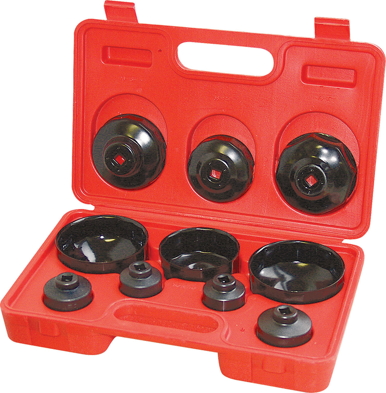 10 Piece Cup Type Oil Filter Wrench Set