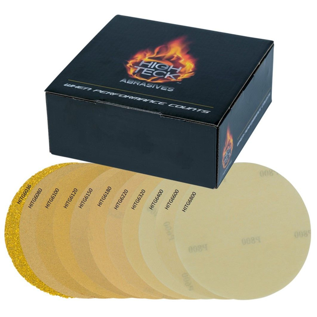 6" Gold Grip Disc - 600 grit
