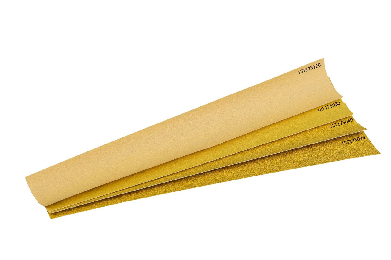 2.75" x 17.5" Gold Clip-On 40 File Board Paper