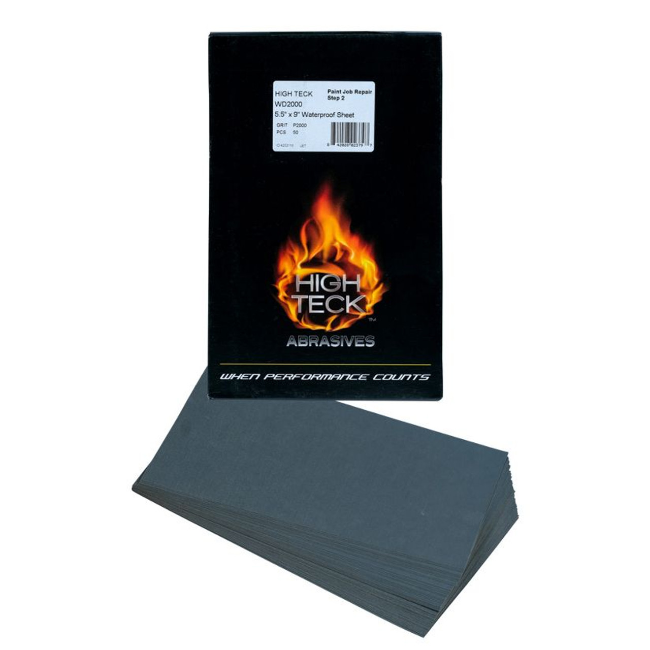 5.5" x 9" Waterproof Sheet 2000 grit