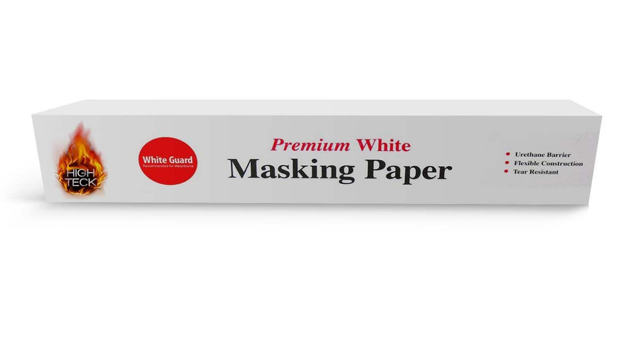 White Guard Premium Masking Paper, Weight: 24#, Size: 18" X 180' Roll