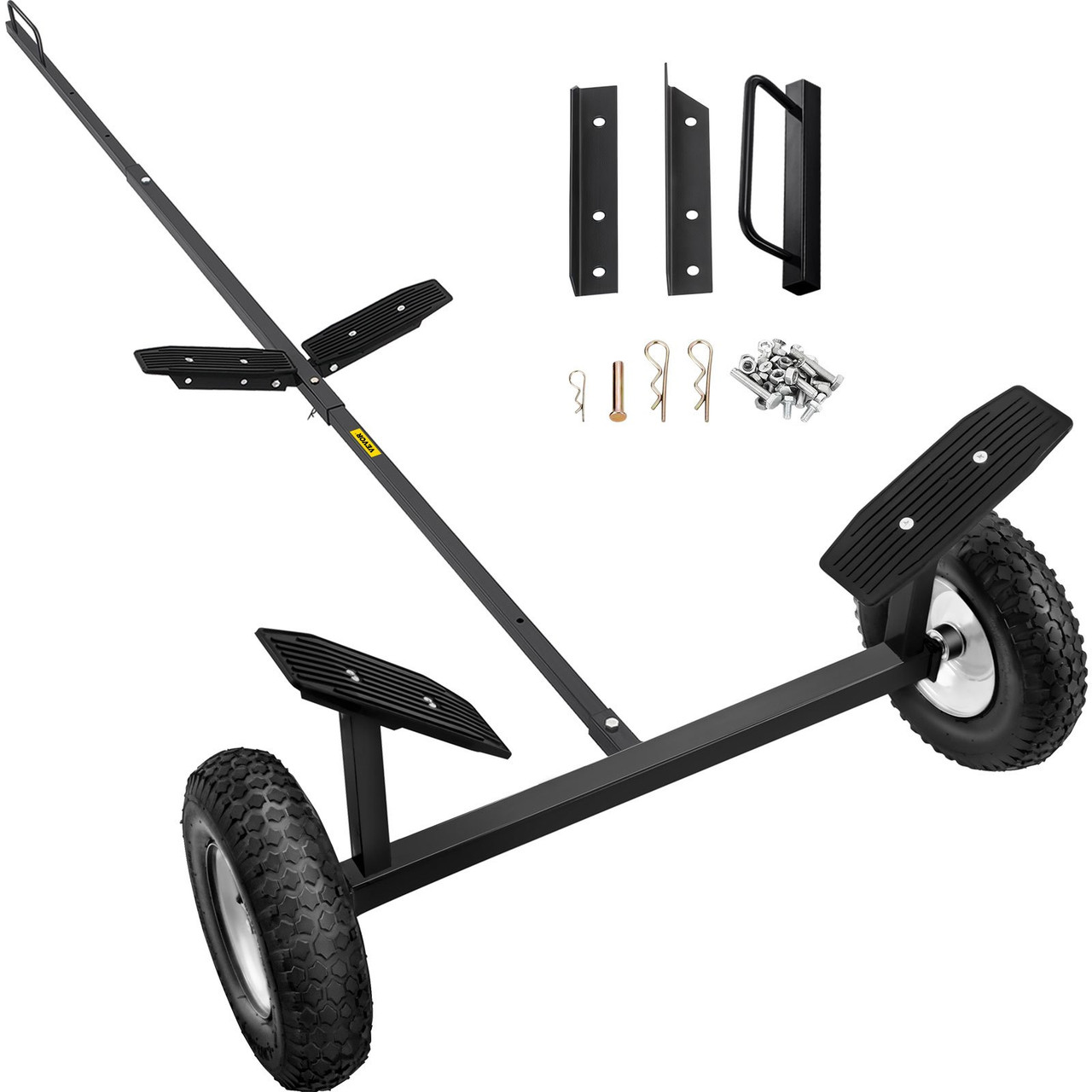 Boat Trailer Dolly, 360 lbs Load Capacity Boat Trailer, Hand Dolly Set with 14" Wheels, Heavy Duty Boat Mover Suitable for Boats Under 15ft, Fishing Boats, Small Motors and Sailing Boats