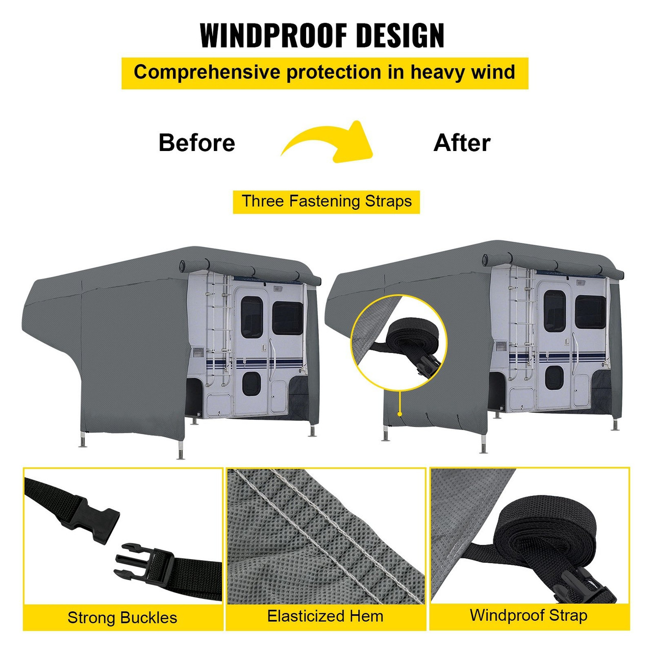 Rv Cover Travel Trailer Rv Cover 10'-12' Motorhome Camper Trailer Cover