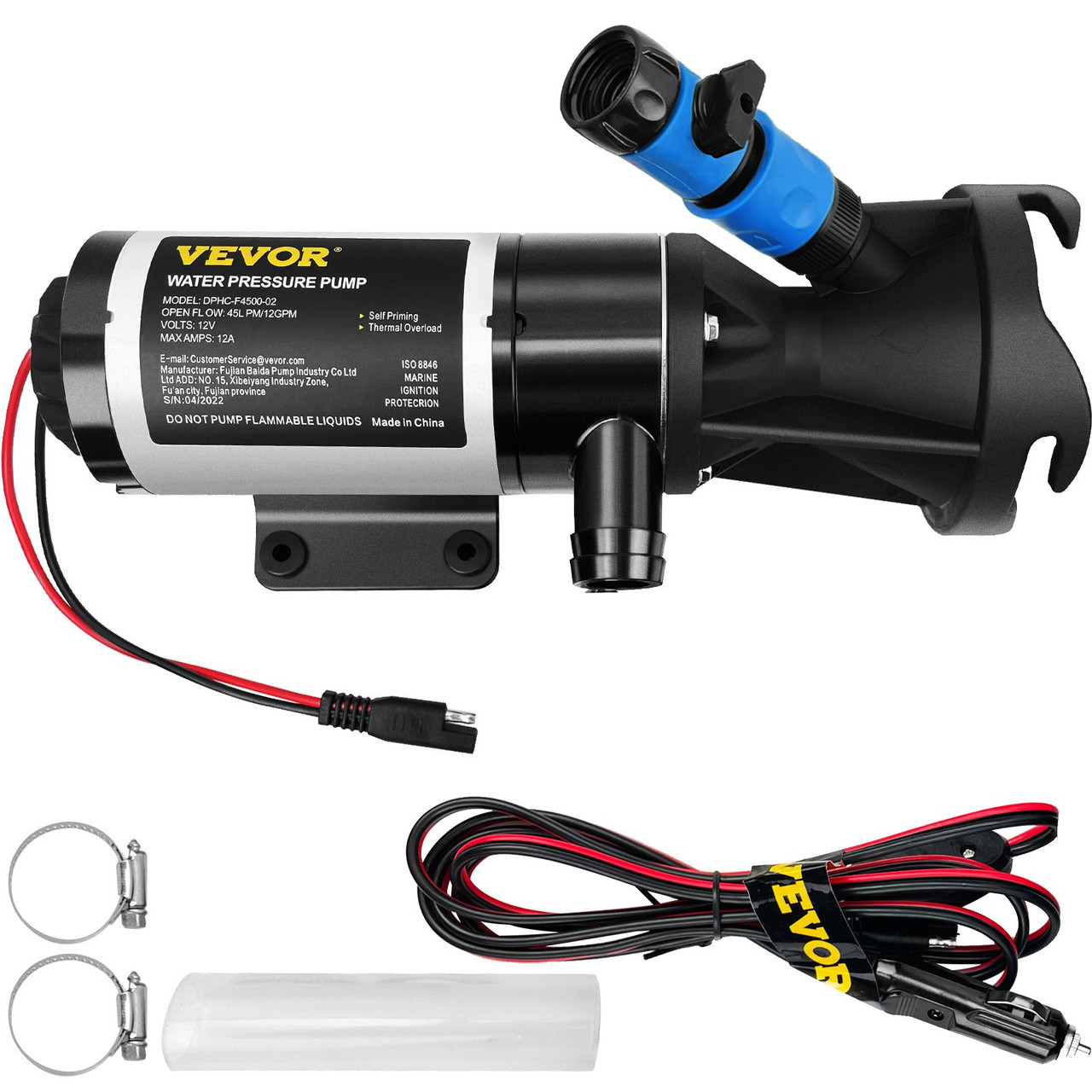 12-Volt Oil Diesel Fuel Steel Transfer Pump Extractor Pump Self Priming  Pump Siphon Pump