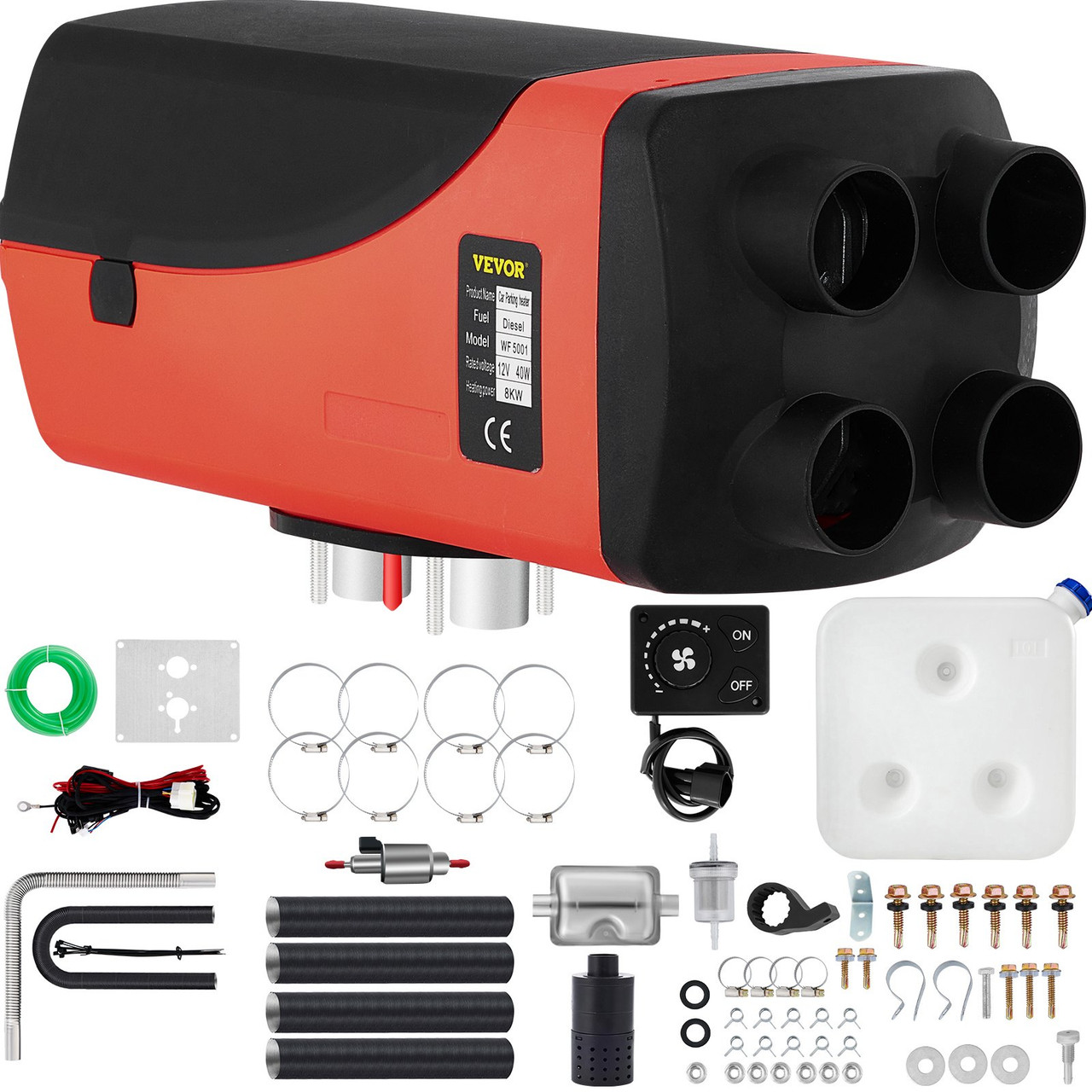 12V Air Diesel Heater PLANAR 8KW 8000W Fit Motor-homes Boats Bus Car Truck