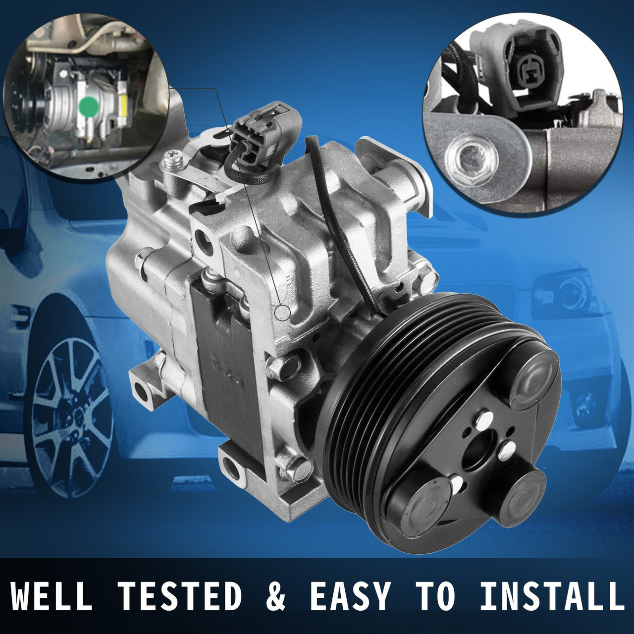 CO 24005C AC Compressor EG2161K00 EGY16145Z for Mazda 5 3 CX7 2007-2008 Mazda CX-7 2.3L 97471 98471 2.3L Universal Air Conditioner AC Compress