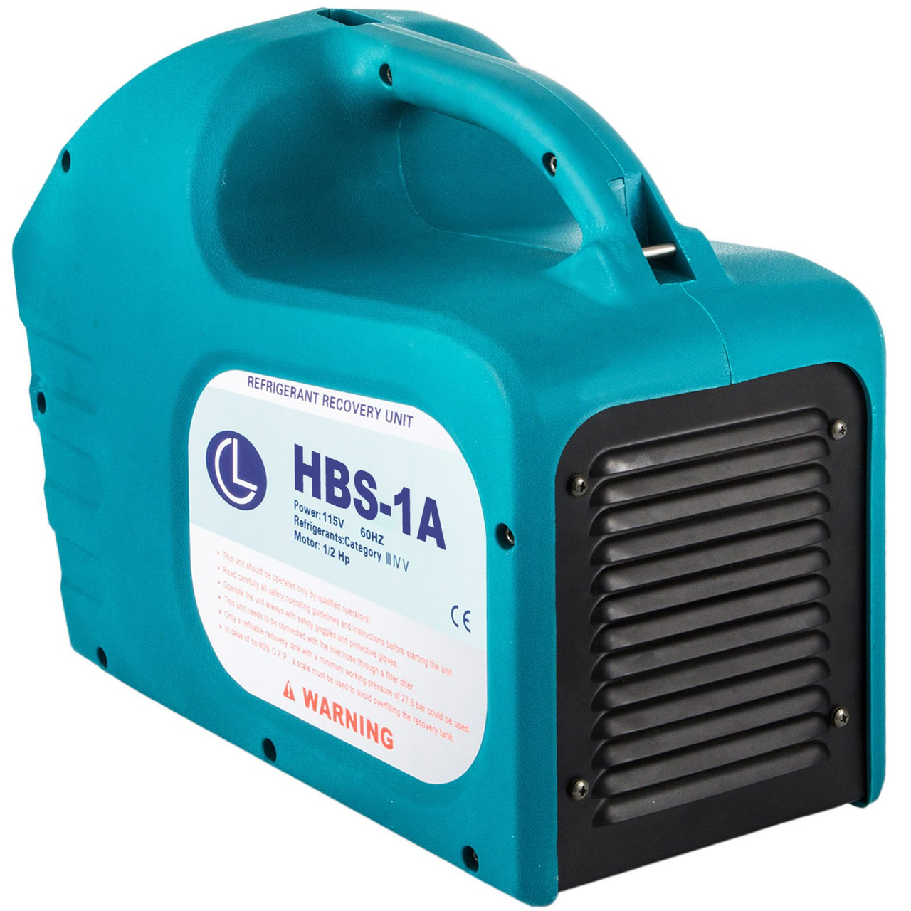 1/2HP Refrigerant Recovery Machine Portable 115V AC Refrigerant Recycling Machine Automotive HVAC 558psi Refrigerant Recovery Unit Air Conditioning Repair Tool (115V)