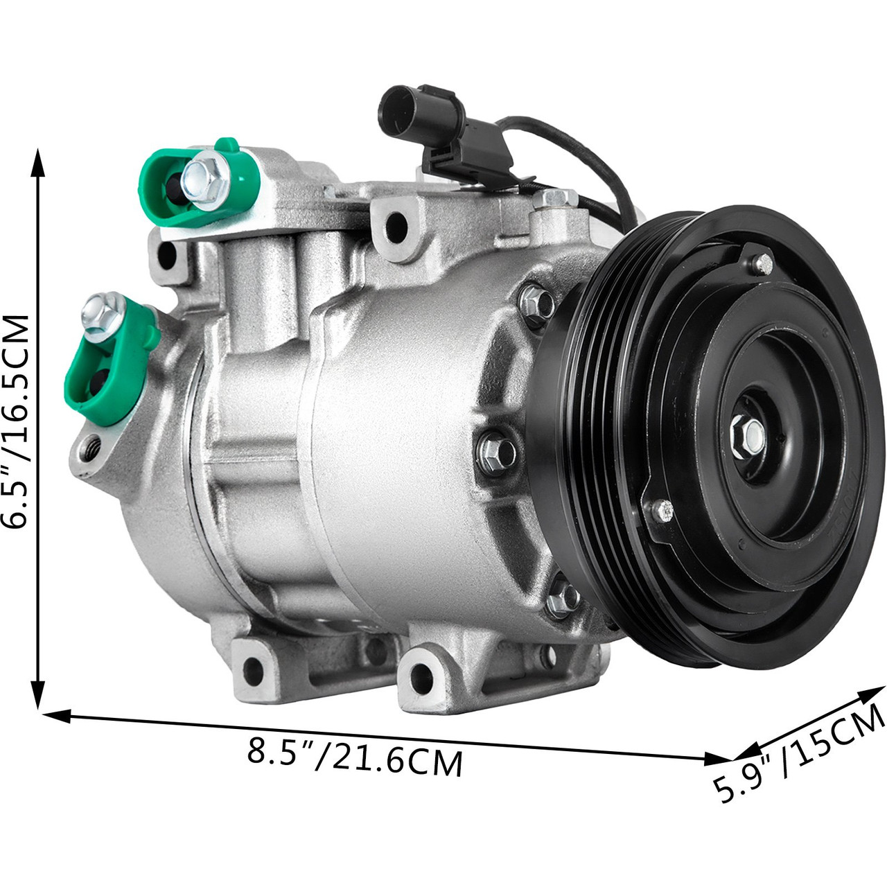 CO 10980C Universal Air Conditioner AC Compressor 2007 2008 2009 2010 For Kia Rio Rio5 1.6L 2006-2011 97371 977011G010