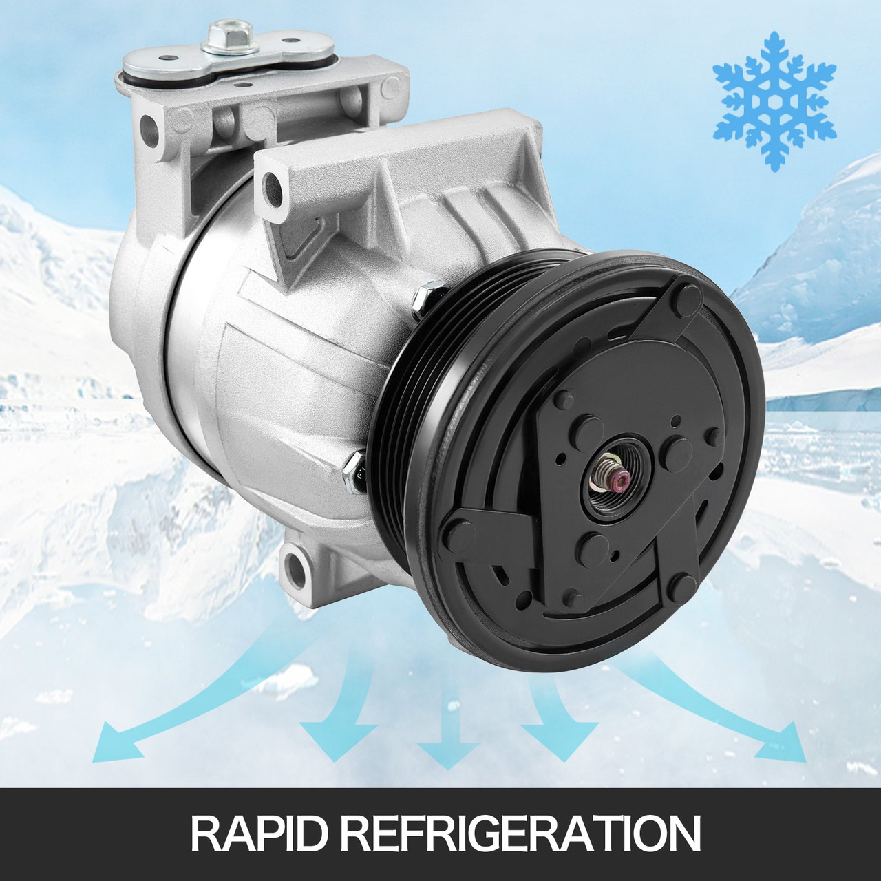 AC A/C Compressor CO 20458C Compatible with Chevrolet Lumina Buick Regal 1996-2001 3.1L 3.4L