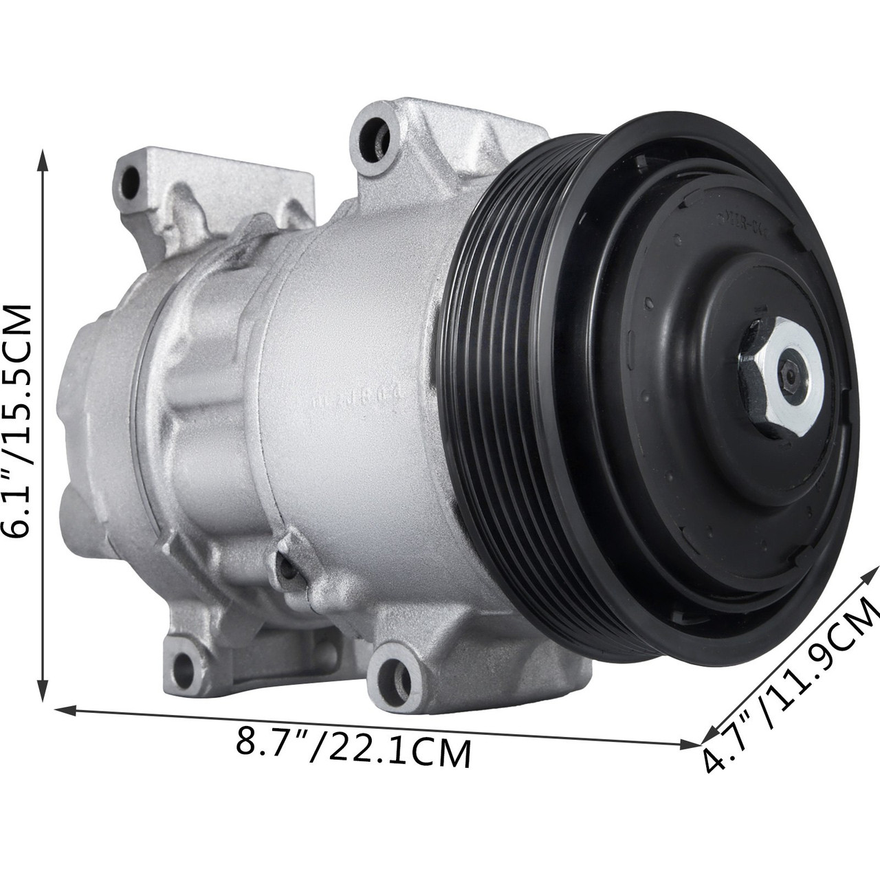 88310-02852 AC Compressor w/Clutch 6SES14C for 2014-2016 Toyota Corolla 1.8L