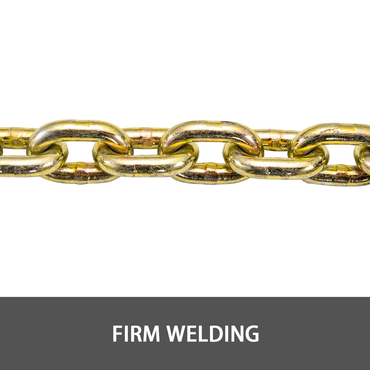 Tow Chain 3/8" 20' G70 2 Pack Tie Down Binder Chain Flatbed Truck Trailer