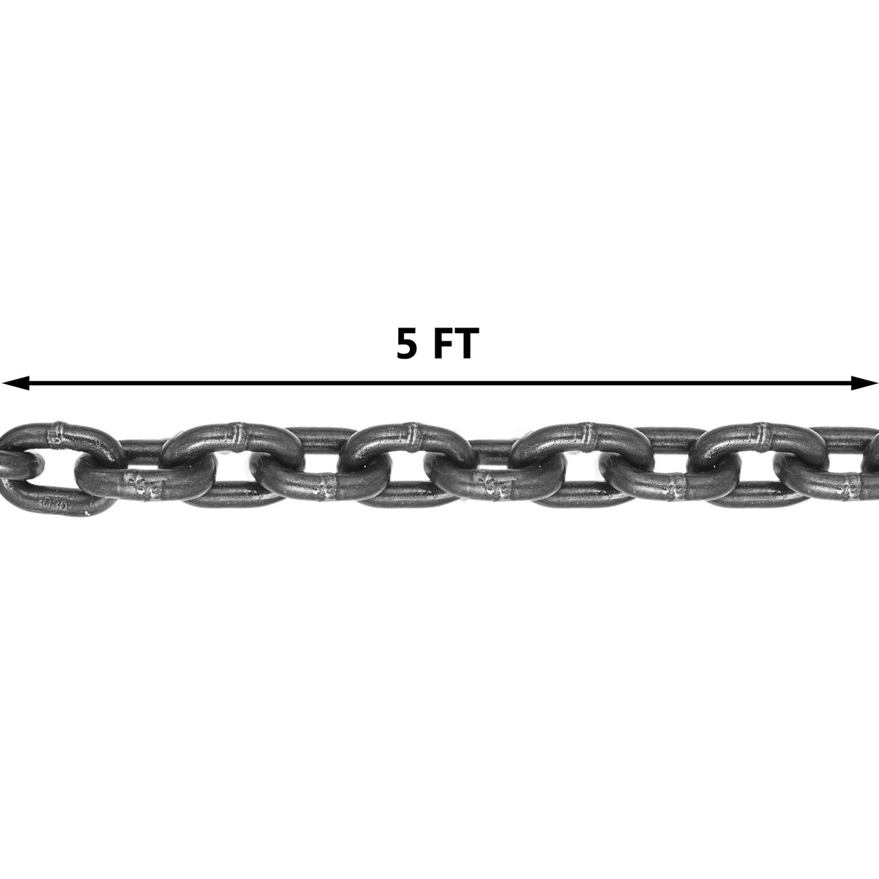 Chain Sling - 5/16" X 5' Double Leg Lifting Chain Powder Coating 3t/6600lbs