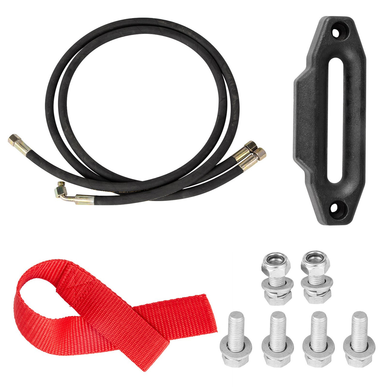 Hydraulic Winch, Anchor Winch 15000lbs, Steel Cable Drive Winch for Towing