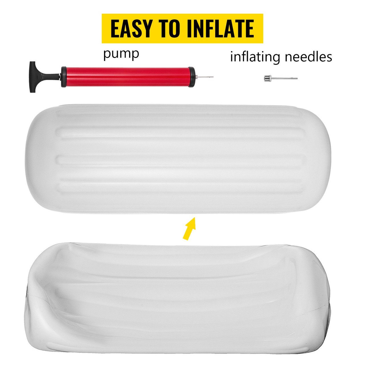 4 NEW RIBBED BOAT FENDERS 10" x 28" WHITE CENTER HOLE BUMPERS MOORING PROTECTION