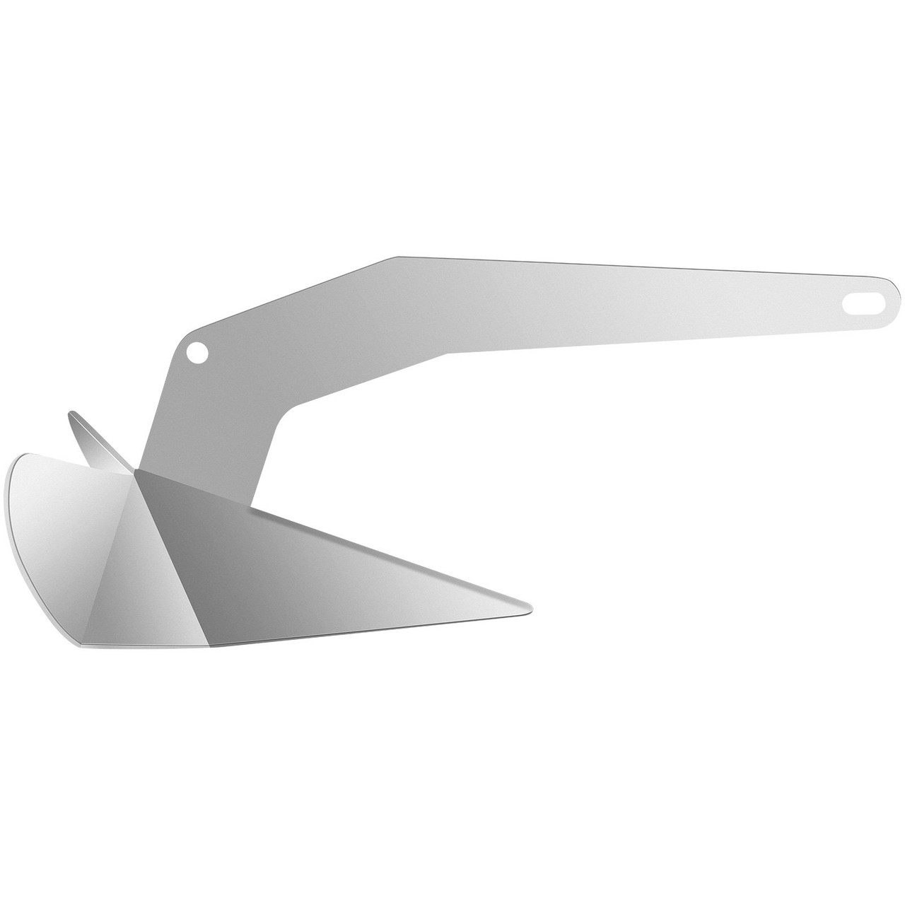 Delta Type Boat Anchor 9 lb 4 kg Delta Anchor, Galvanized Steel Boat Anchor, Triangle Plow Anchor Boat Marine Anchor, Heavy Duty Plow Anchor for Boat Mooring on The Beach, for Small Boats