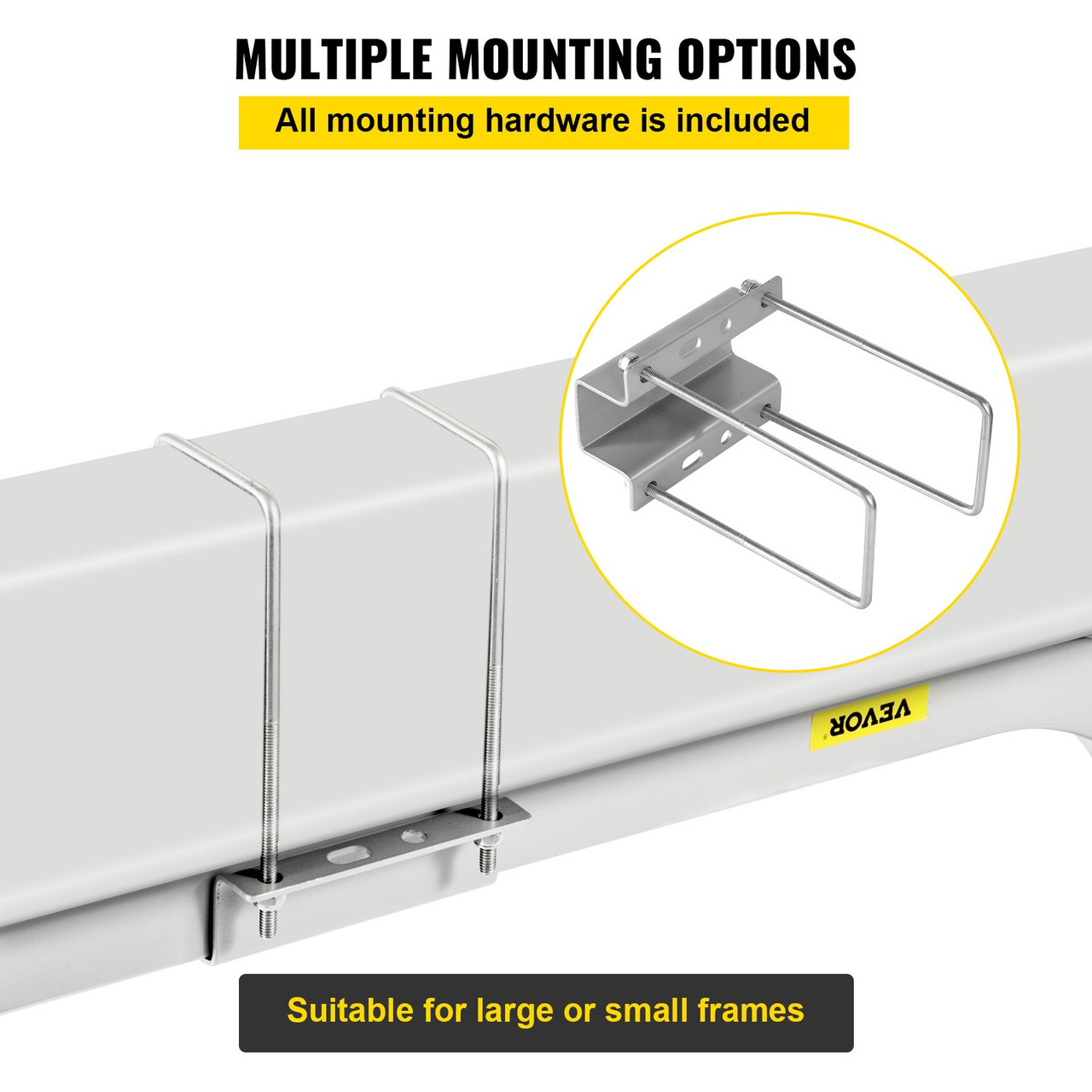 Boat Trailer Guide-ons 47" Rustproof Trailer Guides w/Carpet-padded Boards
