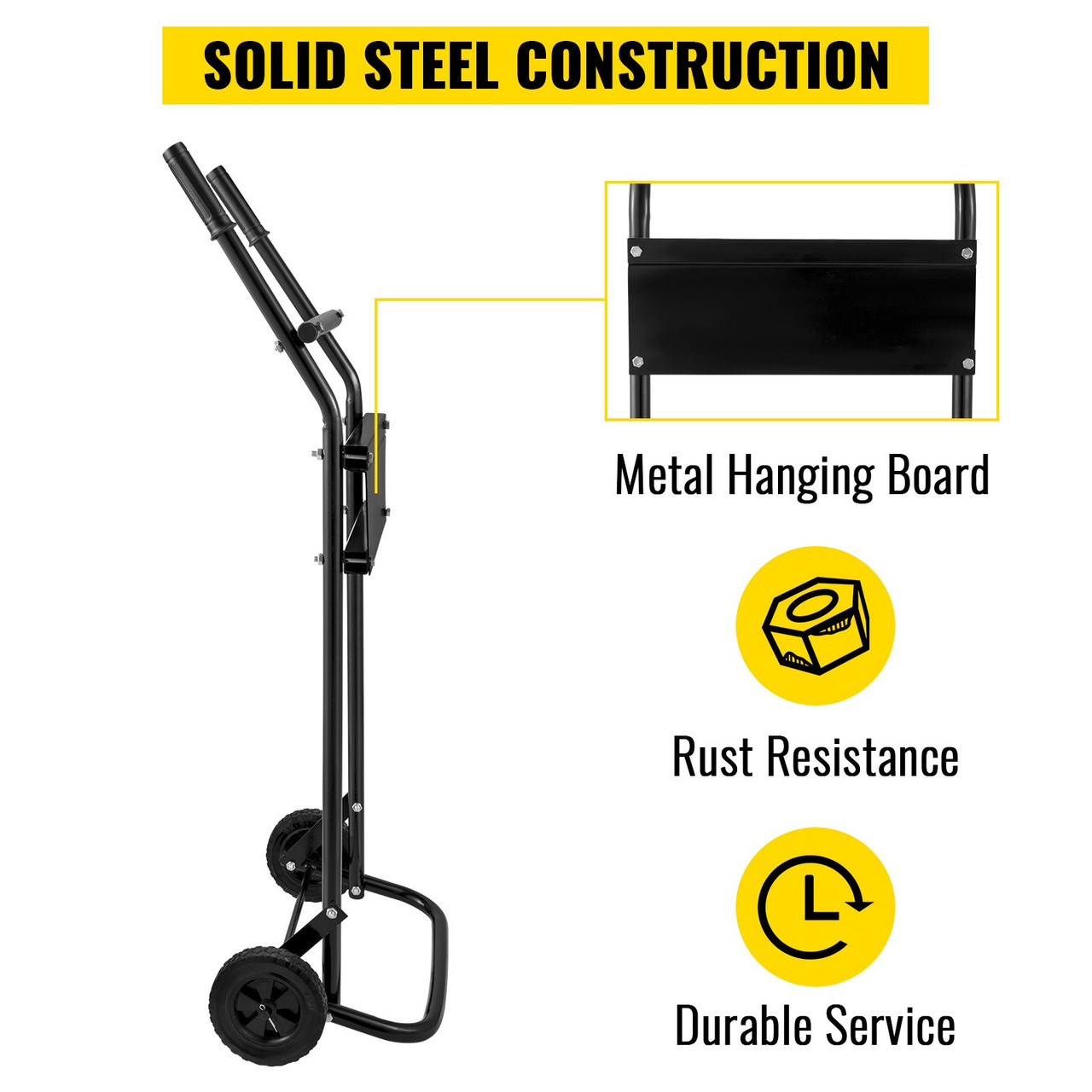 Boat Motor Stand, 130 LBS Outboard Motor Carrier, 60 KG Outboard Engine Stand, Two Wheels Boat Motor Dolly, Heavy Duty Multi Purposed Portable Boat Motor for Motor Repair, Maintenance, Storage