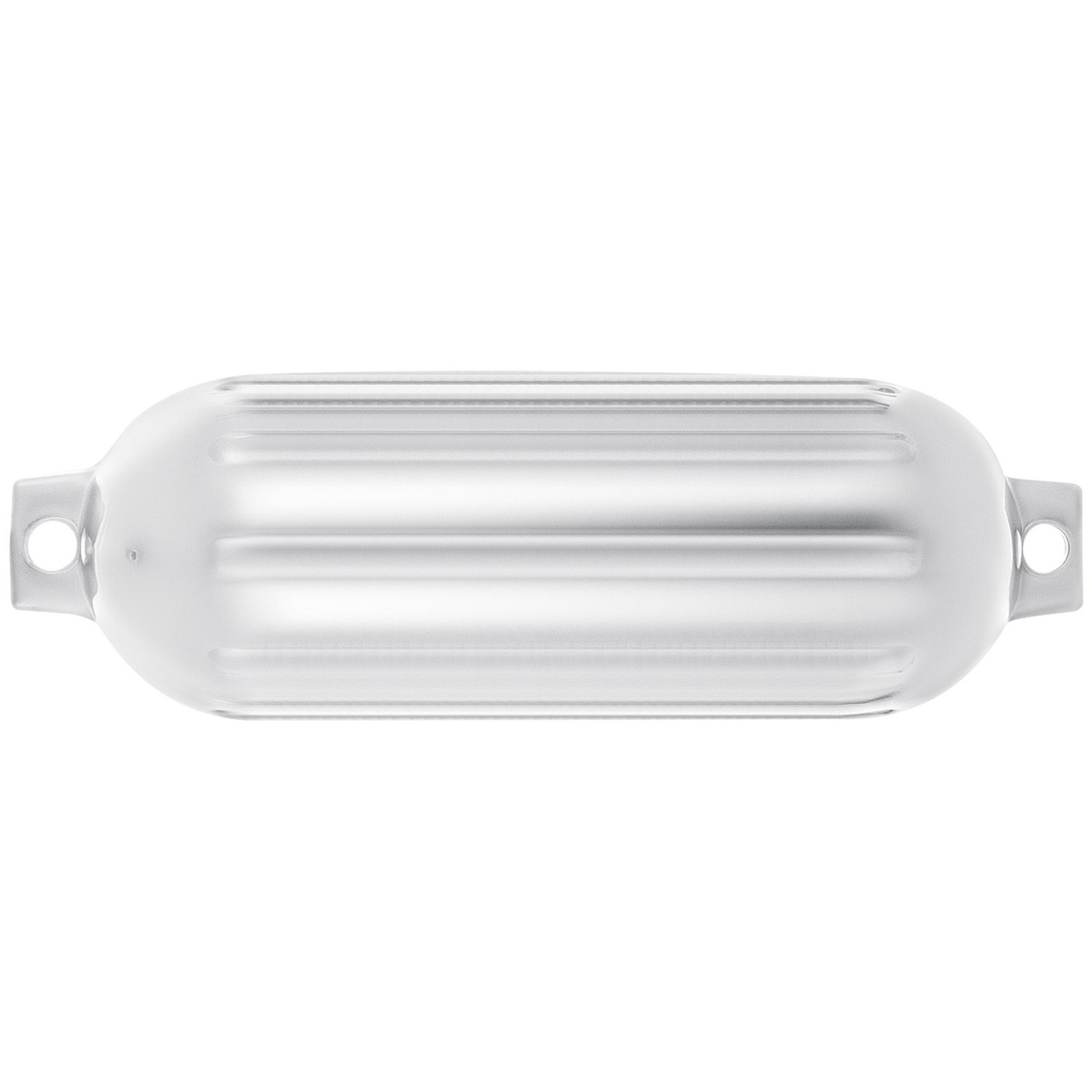 4 New Ribbed 8.5" X 27" Boat Fenders Vinyl Bumper Dock Shield Protection White