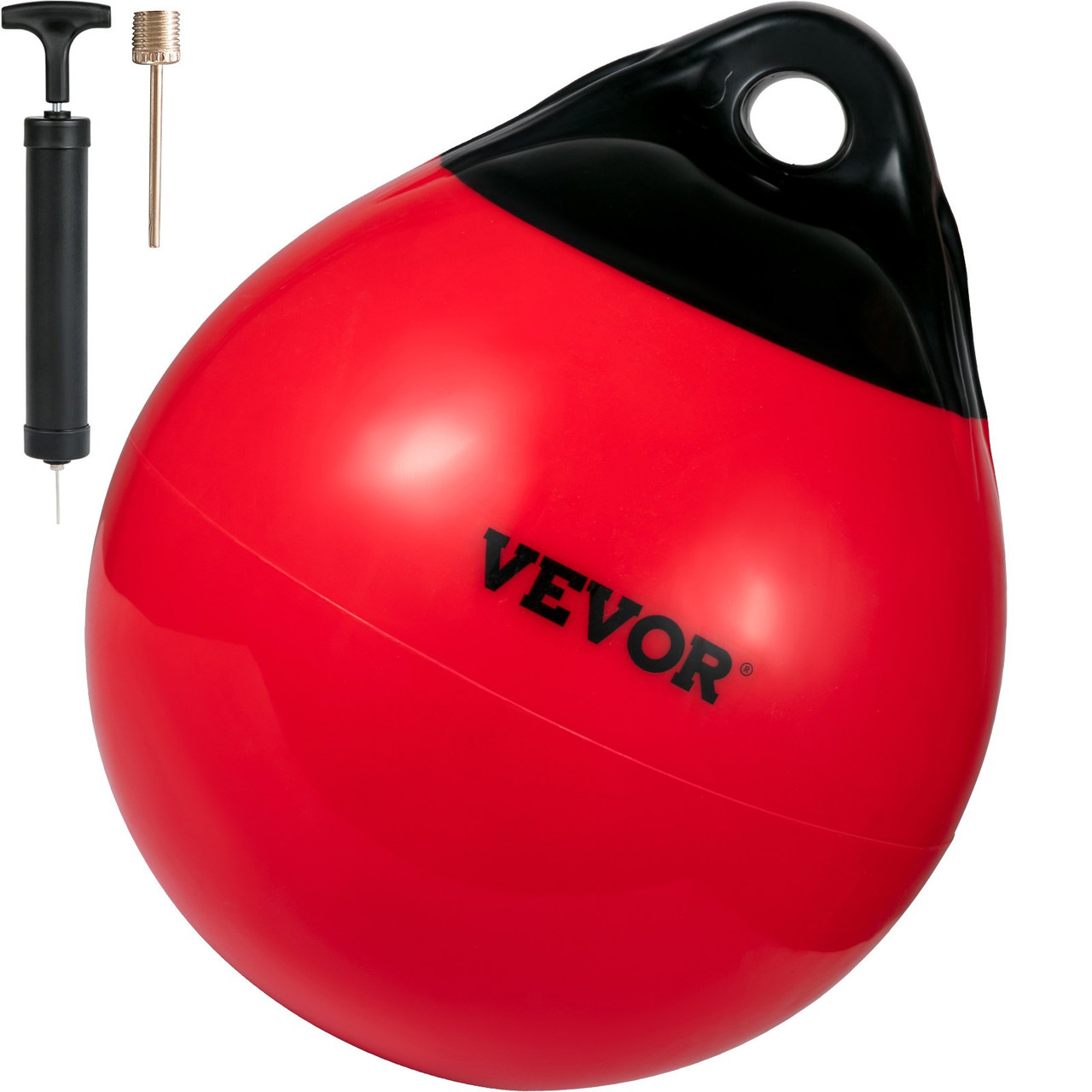 Boat Fender Buoy Ball Round 15" Anchoring Rafting Marking Mooring Red
