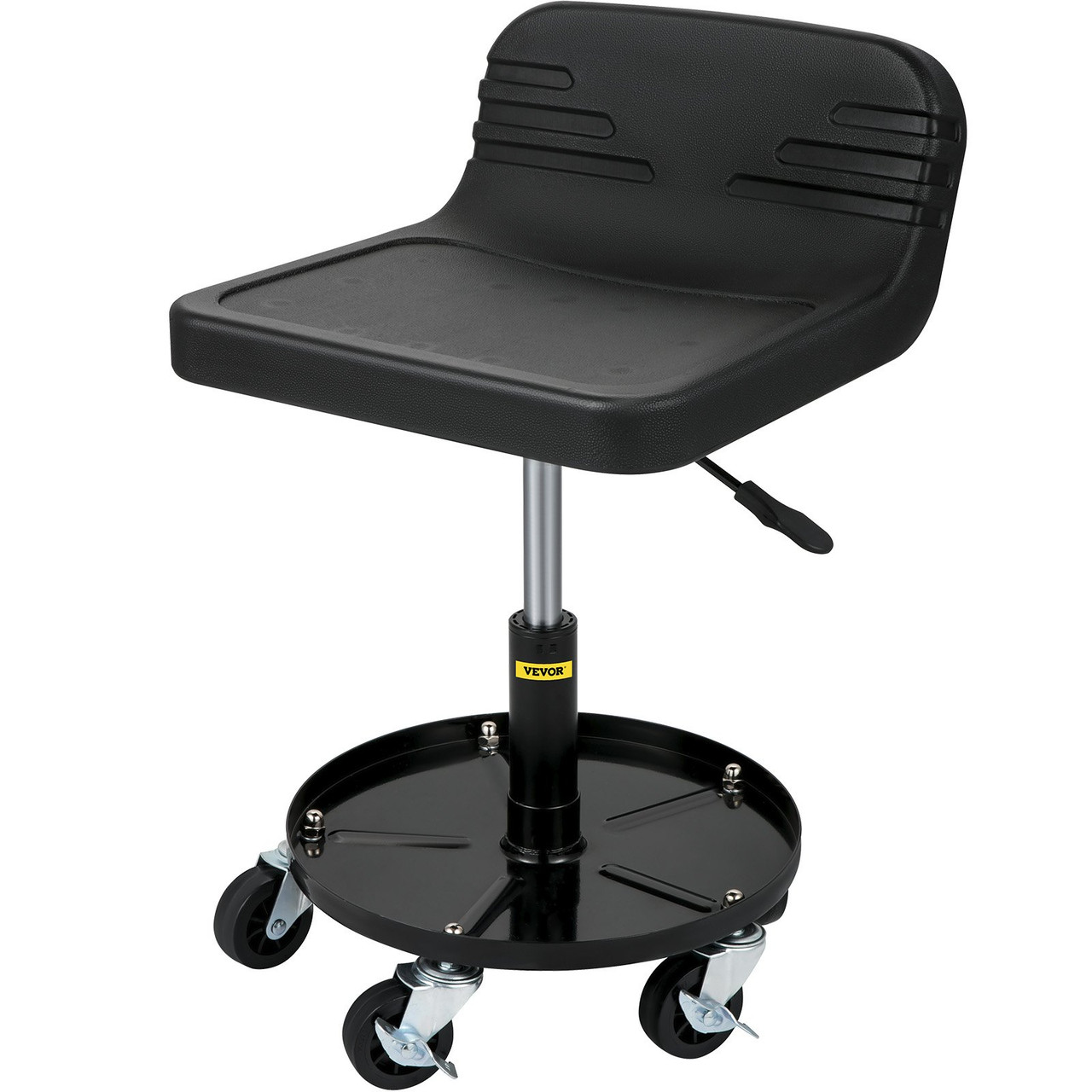 Rolling Garage Stool 300LBS Adjustable Mechanic Work Shop Seat w/Casters