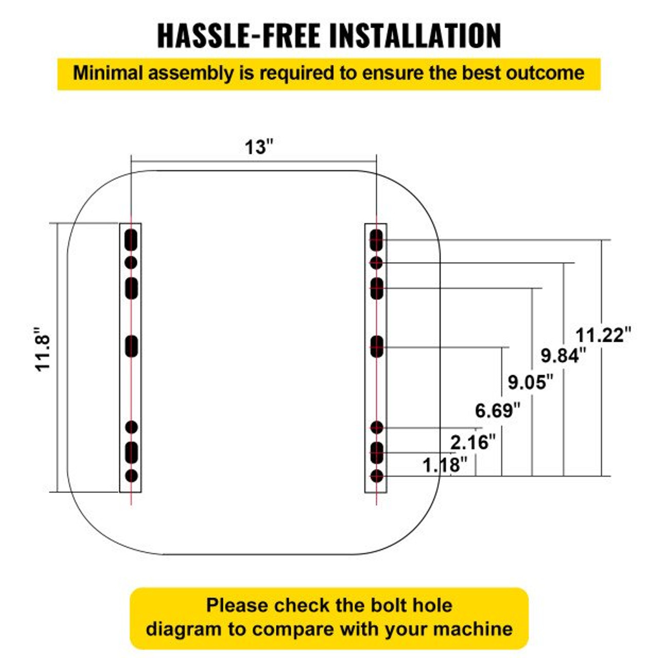 Universal Forklift Seat Full Suspension with Safety Belt