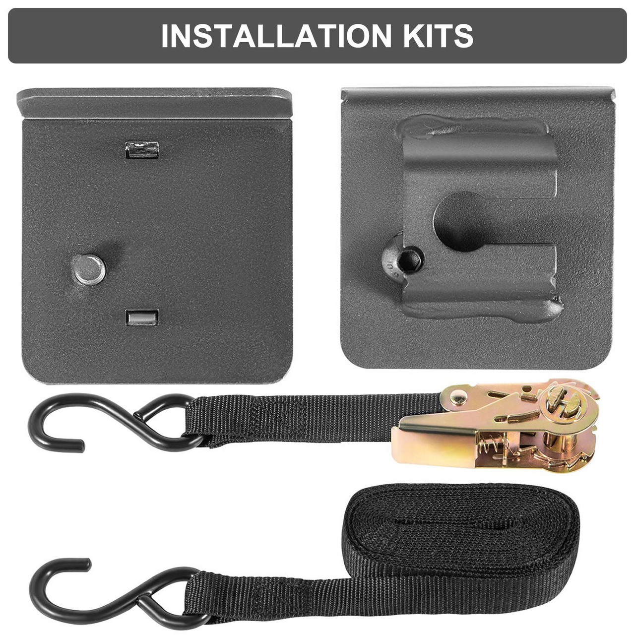 Truck Bed Extender 56.7"x26"x18.5" Tailgate Extension, Aluminum Alloy Black Pickup Bed Expander for Ford F150 04+ F-150 07+ Titan 06+ Tundra 07+ Silverado/Sierra 03+ Ram 1500/2500/3500