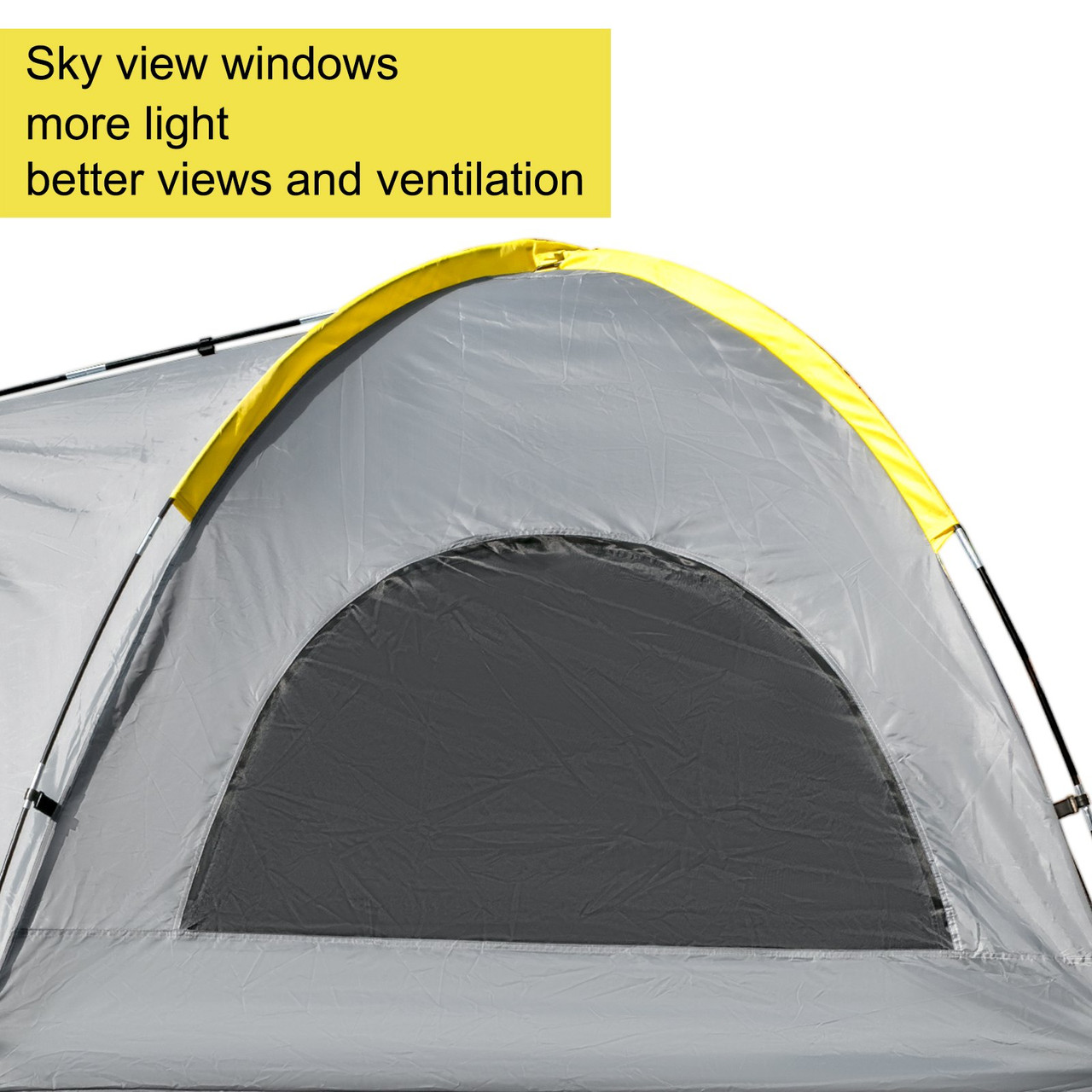 Truck Tent 5 Feet Tall Bed, Truck Bed Tent, Pickup Tent for Mid Size Truck, Waterproof Truck Camper, 2-Person Sleeping Capacity, 2 Mesh Windows, Easy to Setup Truck Tents for Camping, Hiking
