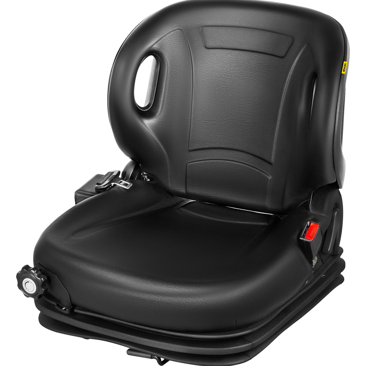 Tractor Seat, Suspension Seat with 70Ã¸ Adjustable Backrest, Forklift Seat Compatible With Toyota Tractors, Forklifts, Suspension Tractor Seat and Forklift Seat with Seat Belt for Replacement