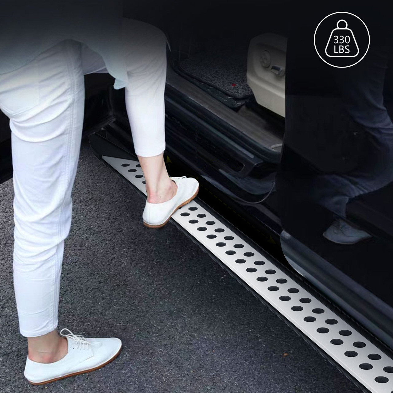 US Stock Side Step for Toyota CHR 2018 Running Board Nerf Bar Aluminum