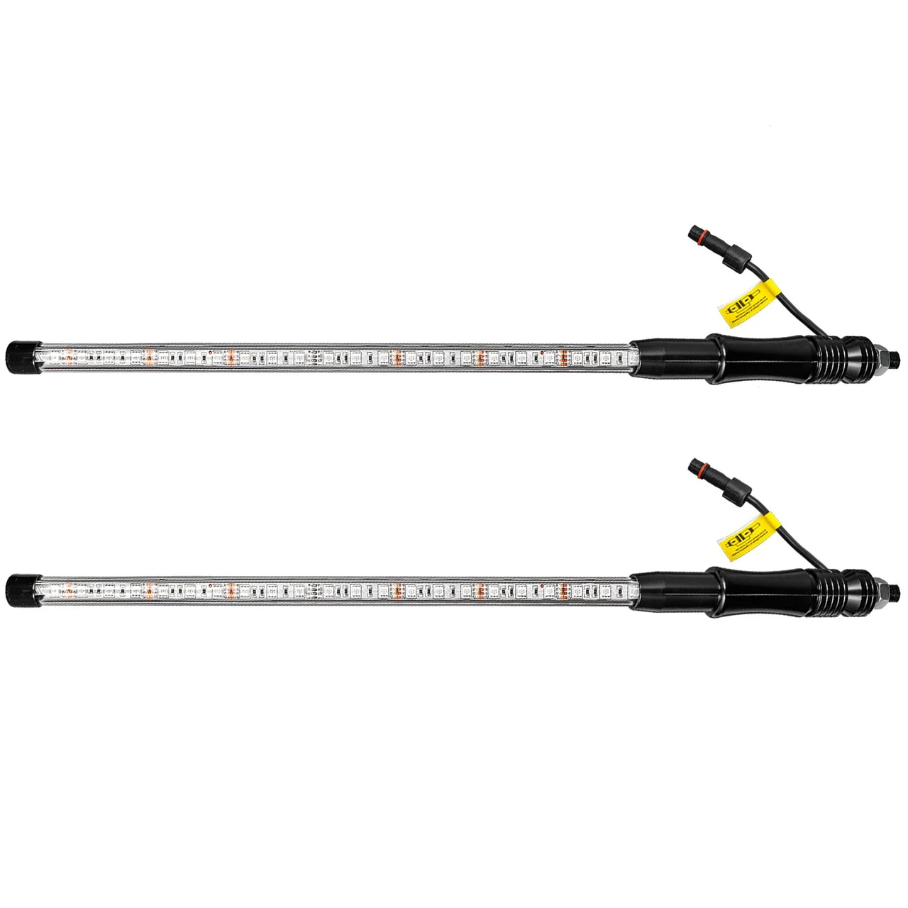 4ft 2pcs LED Whip Lights Lighted Whips for UTV RGB Color Led CB Antenna Off-road