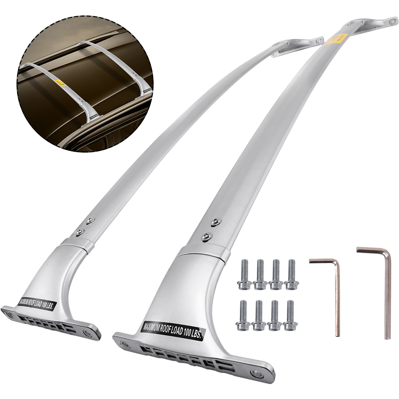 Roof Rack Cross Bar Fit For Infiniti QX56 2011-2020 Cargo Luggage Carrier