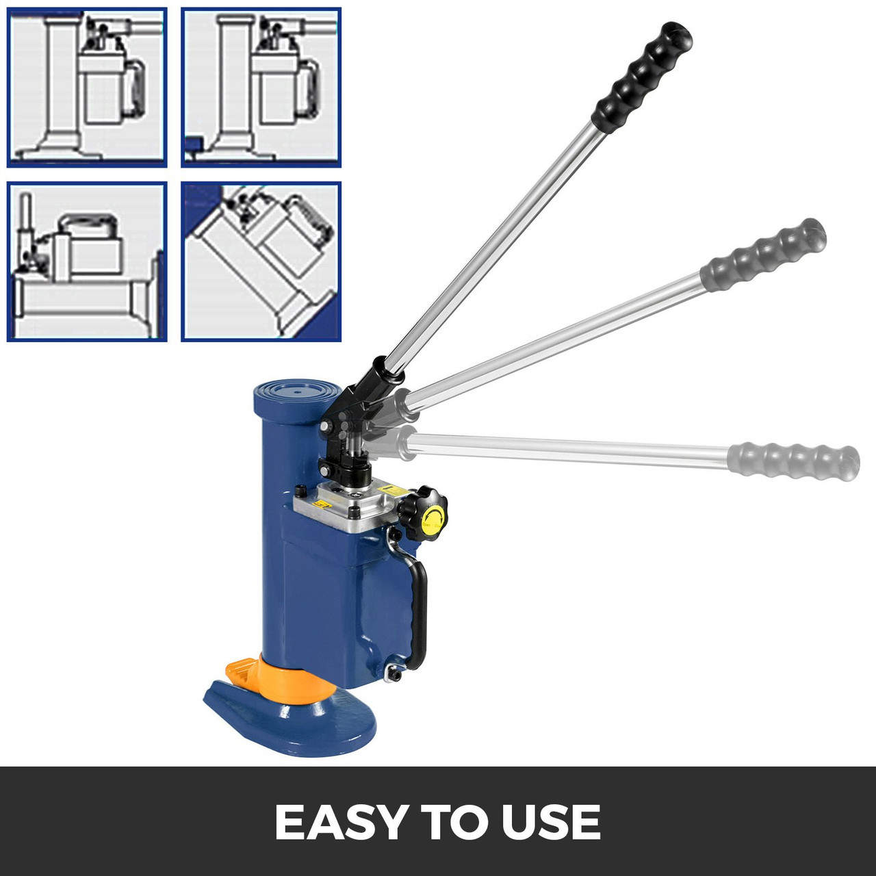Hydraulic Jack 5 Ton Toe Car Jack 11023lbs Machine Toe Jack Lift Hydraulic Toe Jack Heat-Treated Steel Heavy Duty