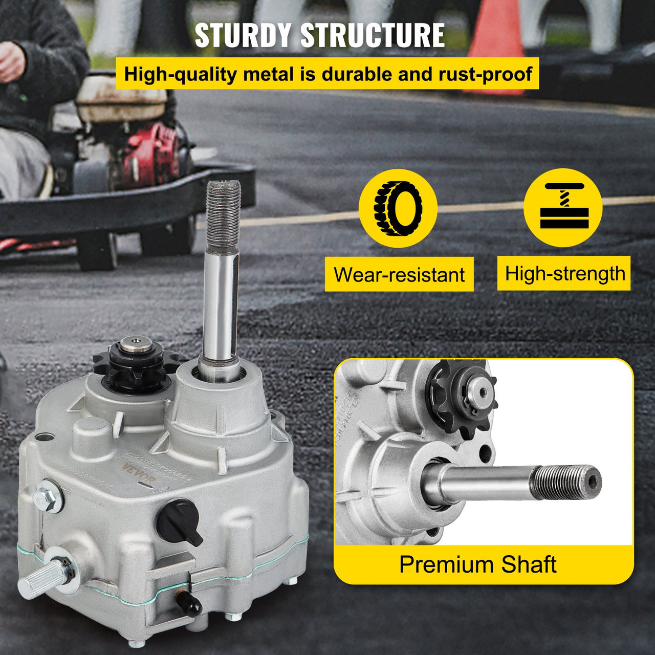 Go Kart Forward Reverse Gear box for 2HP - 7HP Engine 40/41 10T or 12T TAV30