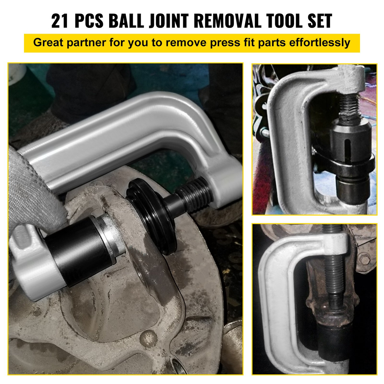 Top 21pc Ball Joint Auto Repair Tool Remover Installing Master Adapter Car Set