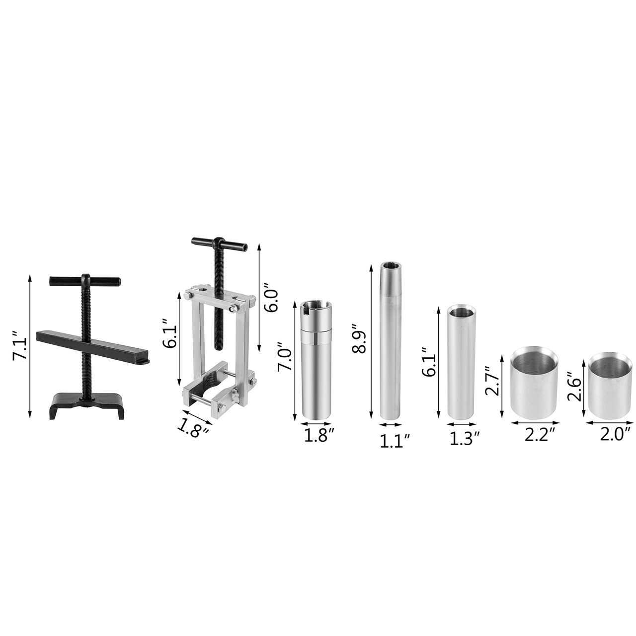 Turbine Shaft, 6pcs Pump Stator Seal Ring Tools, Spring Compressor, Pump Puller Kit, Bushing Sizer Rotor Aligner, Pump Stator Seal Ring and Re-Sizer Kit for Thm700-R4 (Md8), 4L60, 4L60E, 4L70E