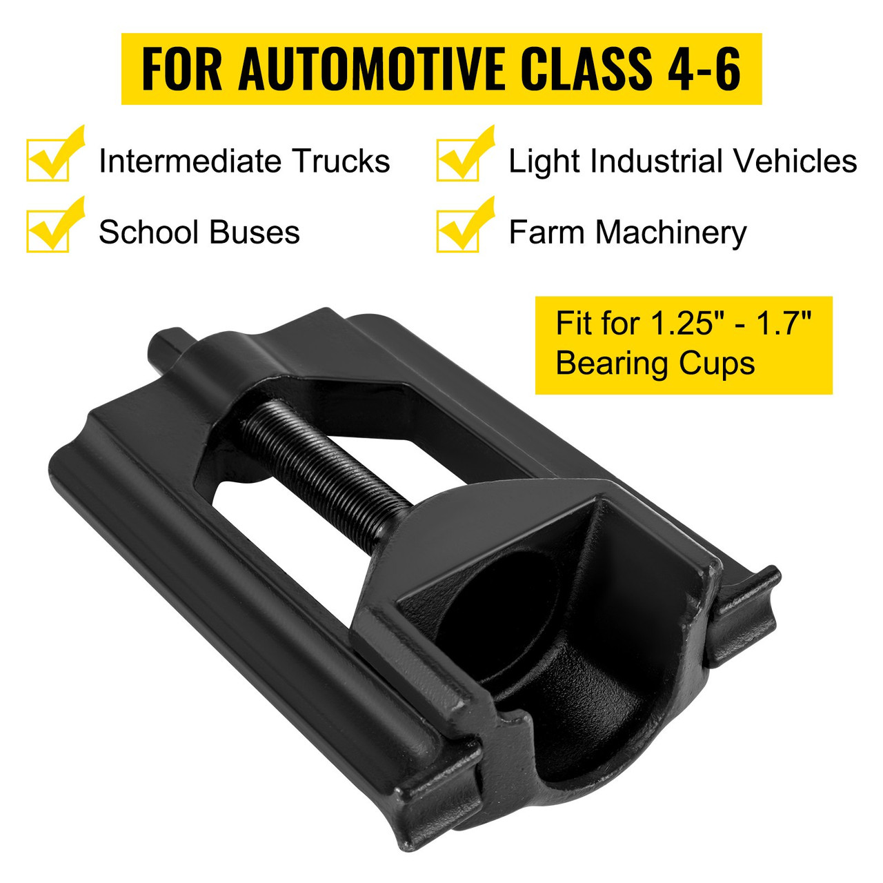 Universal Joint Puller Class 4-6 Press Removal U-Joint Puller Tool Black