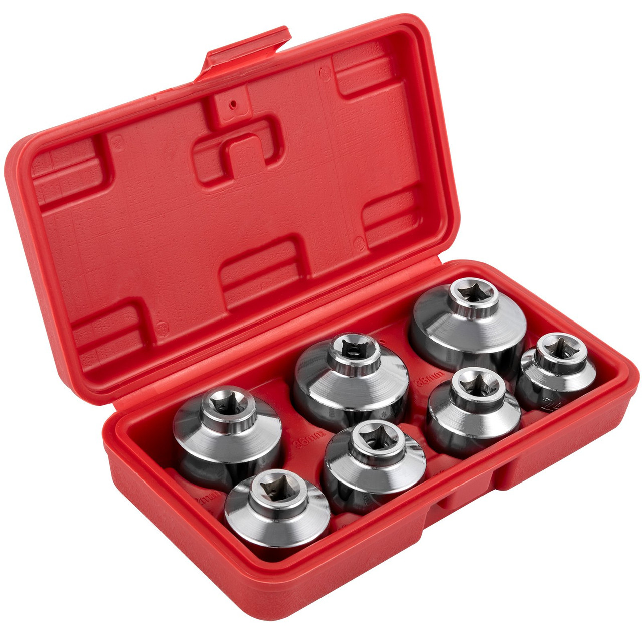 Oil Filter Socket Set Cup Socket Tool Set 7 Pcs Oil Filter Cap Wrench