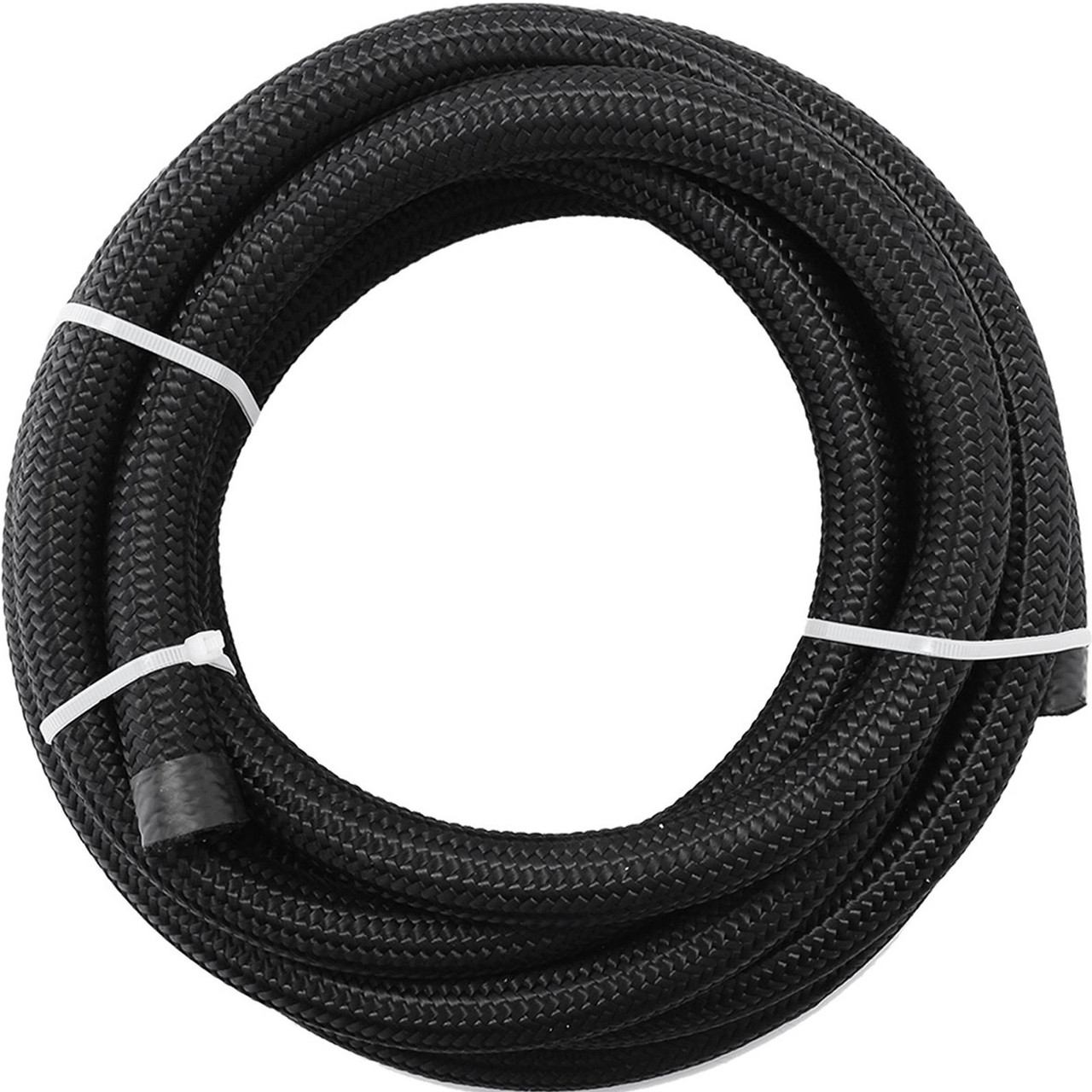 AN8 Fitting Stainless Steel Nylon Braided Oil Fuel Hose Line Kit