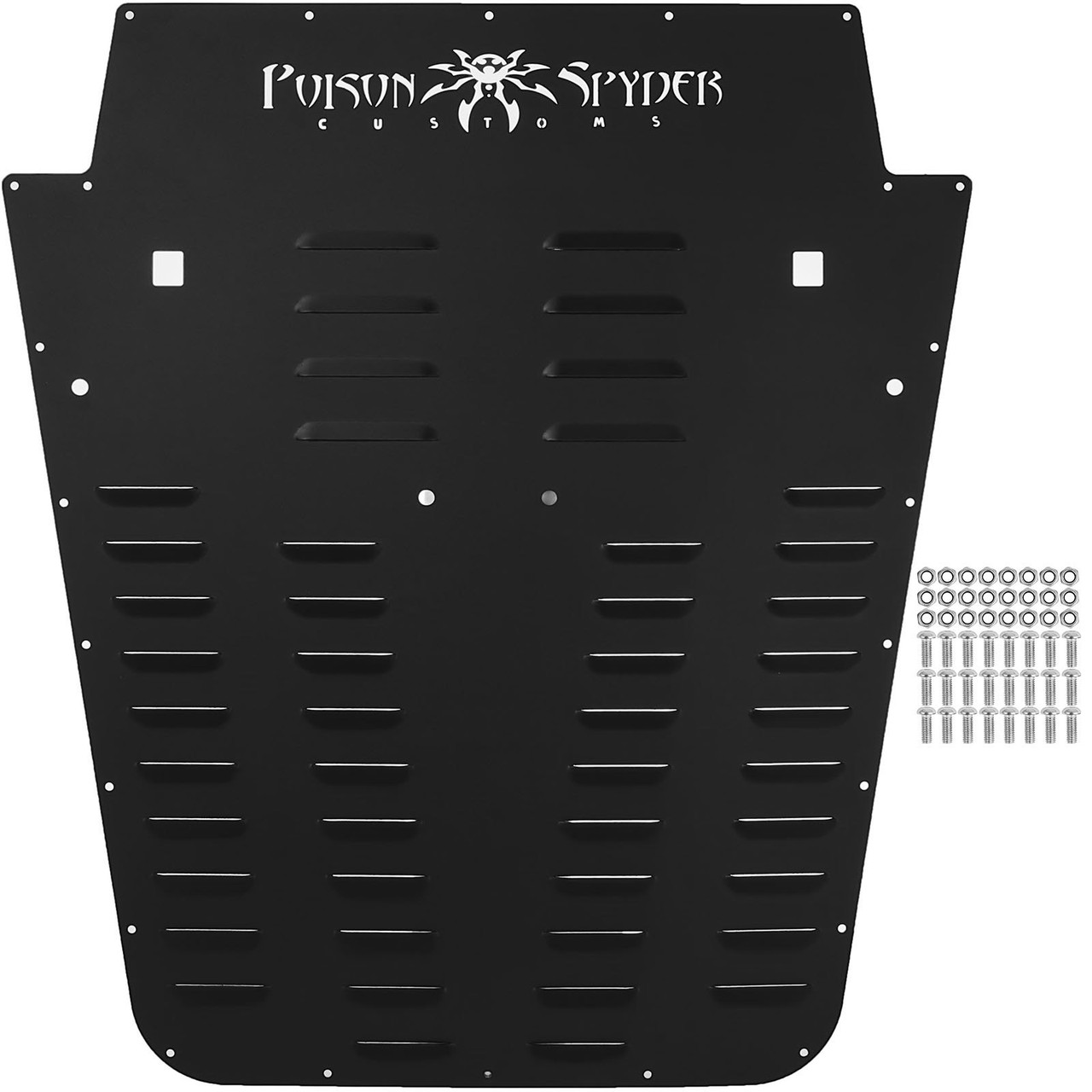 Vented Hood Louver-Original Powdercoat for 07-18 Jeep Wrangler JK