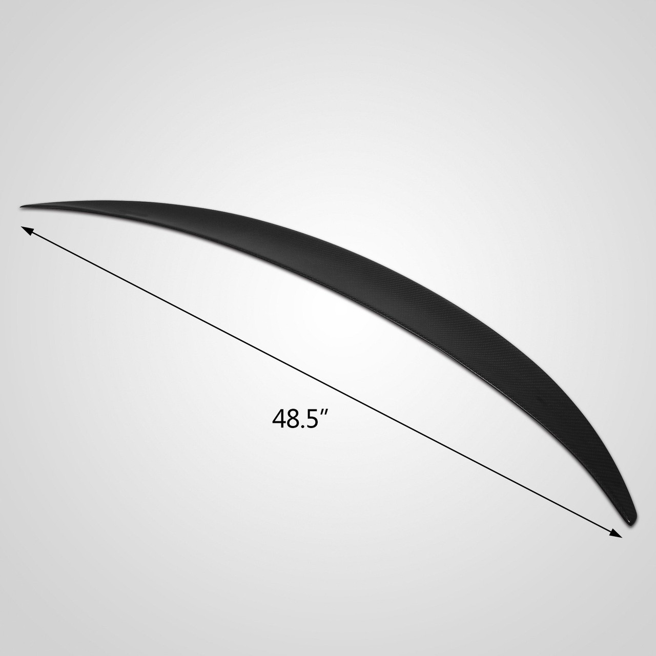 For 07-13 E82 1 Series 2dr Coupe P Style Carbon Fiber Rear Trunk Wing Spoiler