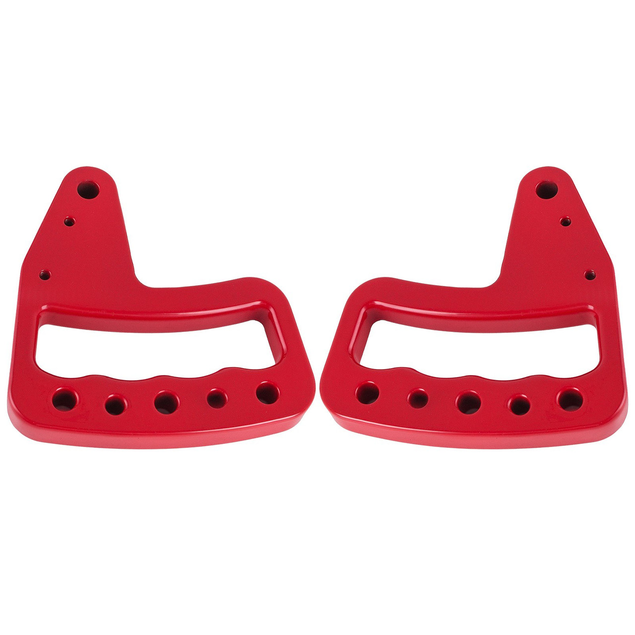 Upgraded Red Front & Rear Grab Bar Handles 2007-2017 Jeep Wrangler JK New