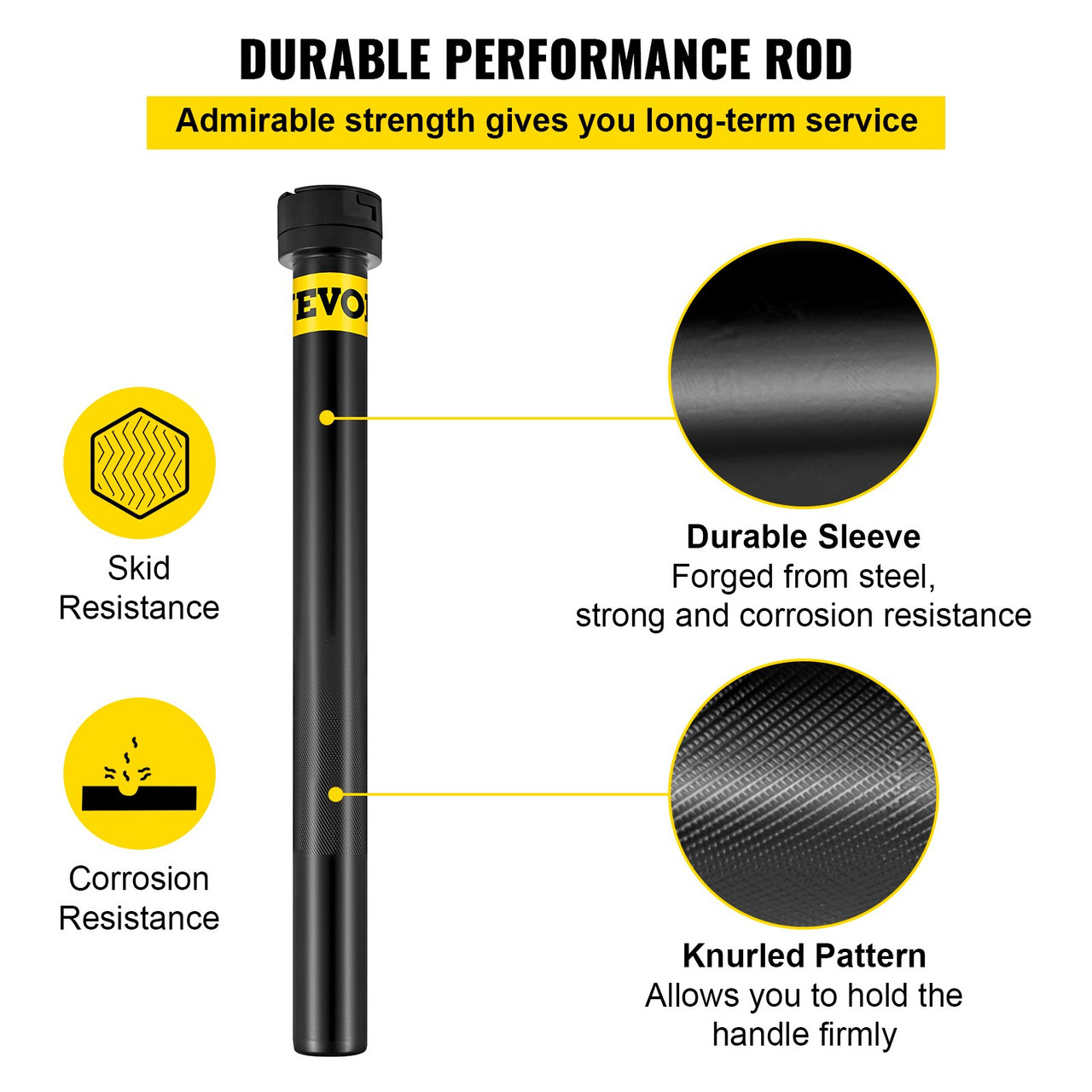 Inner Tie Rod Tool Kit, 6 Pcs Tie Rod Removal Tool, 5 Pcs Crowfoot Adapters Master Inner Tie Rod Tool Set, 1/2 Inch Drive Tube Tie Rods Tool, Heavy-Duty Steel Inner Tie Rod Removal Tool For Vehi