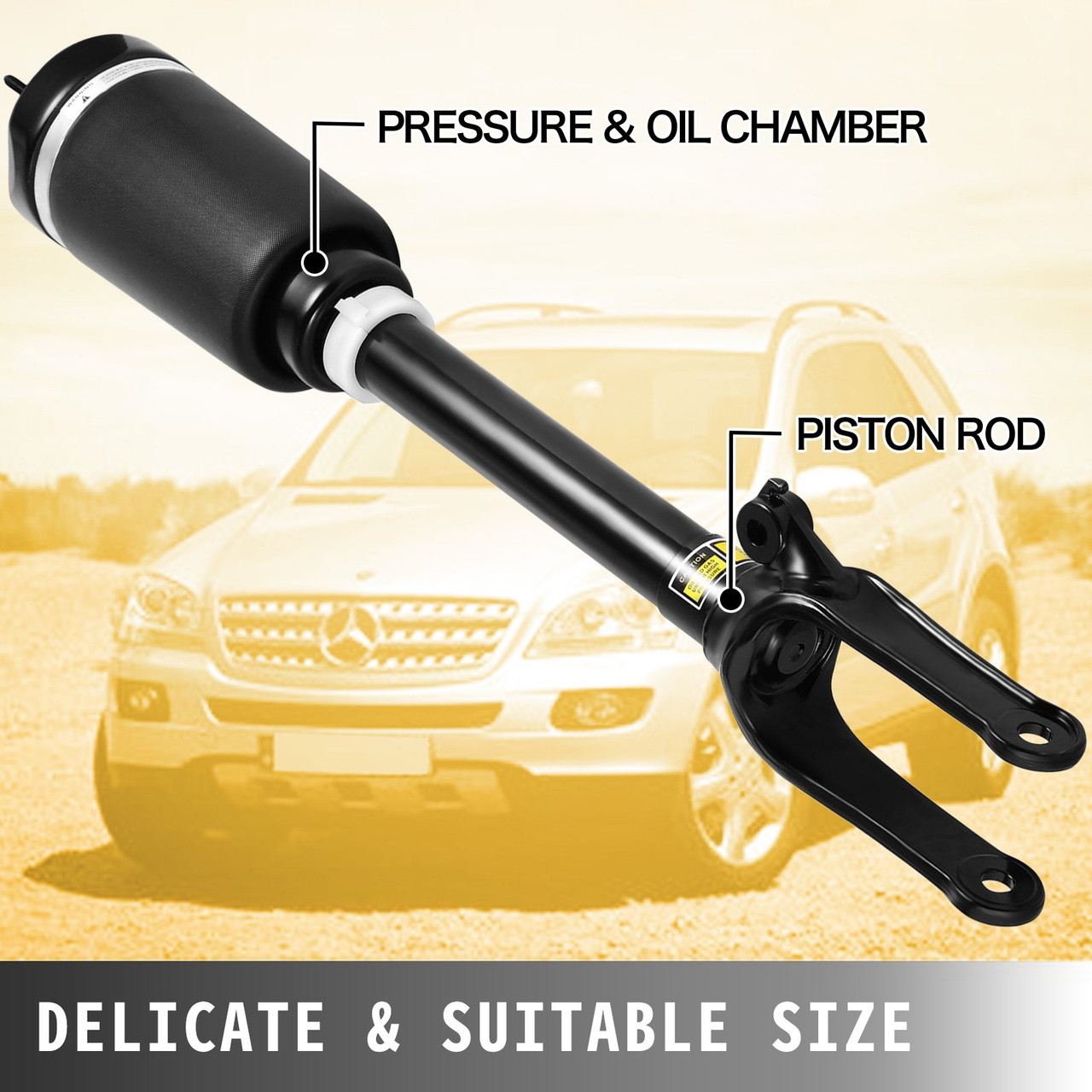 Air Suspension Spring Shock Strut For Mercedes W164 Gl350 Gl450 1643206113 Front