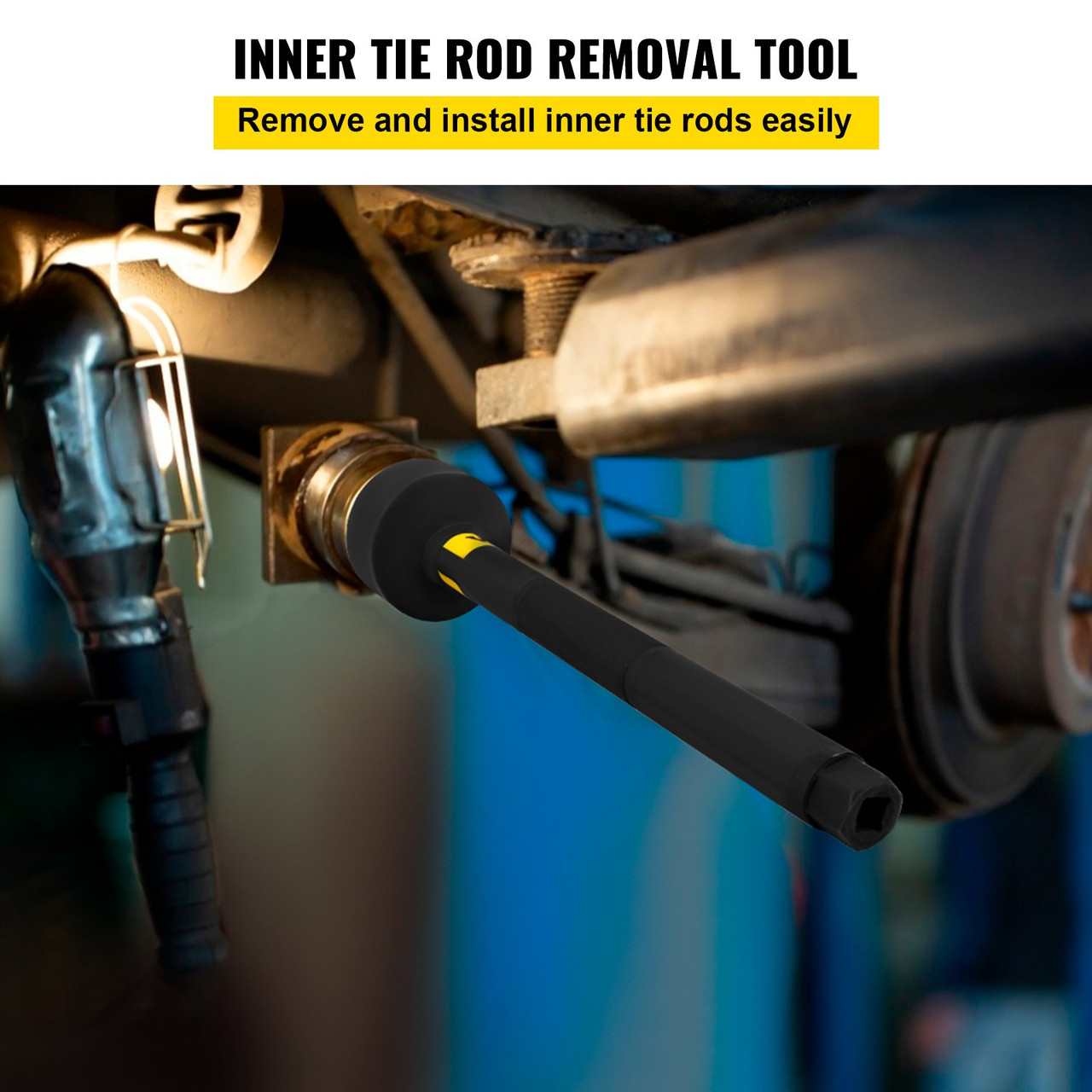 Inner Tie Rod Tool, 35 mm - 45 mm Universal Tie Rod Removal Tool, 30 mm Drive Tube Tie Rods Tool, Heavy-Duty Steel Inner Tie Rod Removal Tool For Vehicles