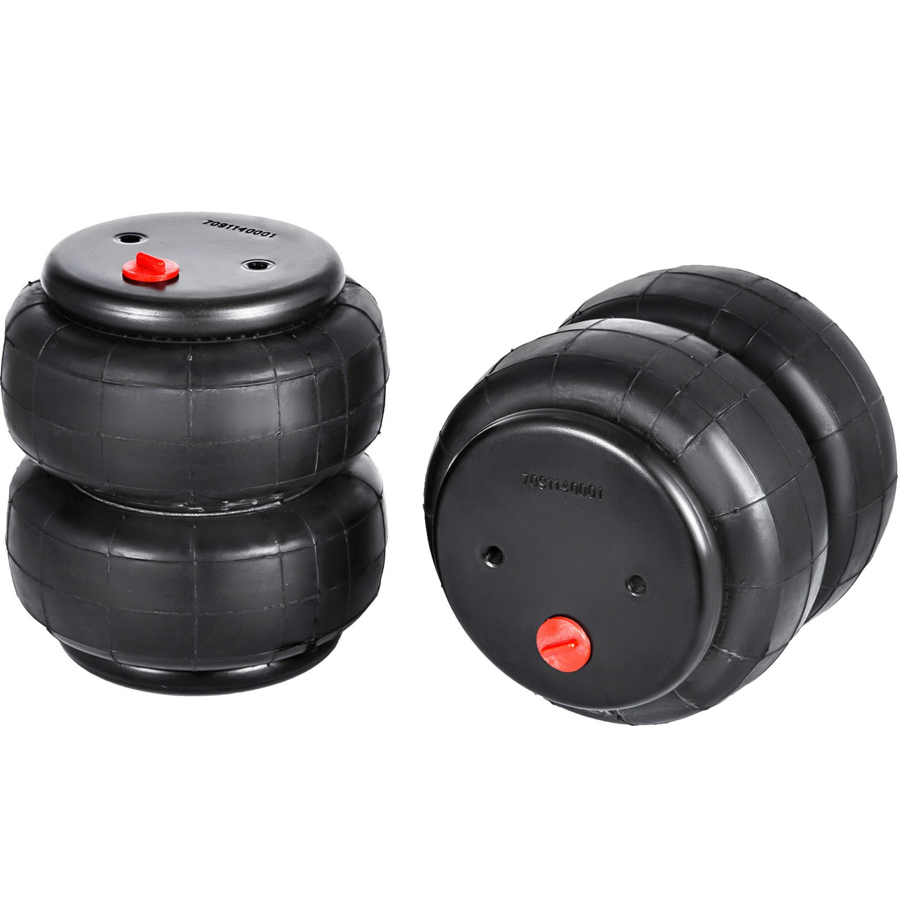 2 Air Lift Dominator D2600 Air Bags Single Port 1/2"npt Air Springs Suspension