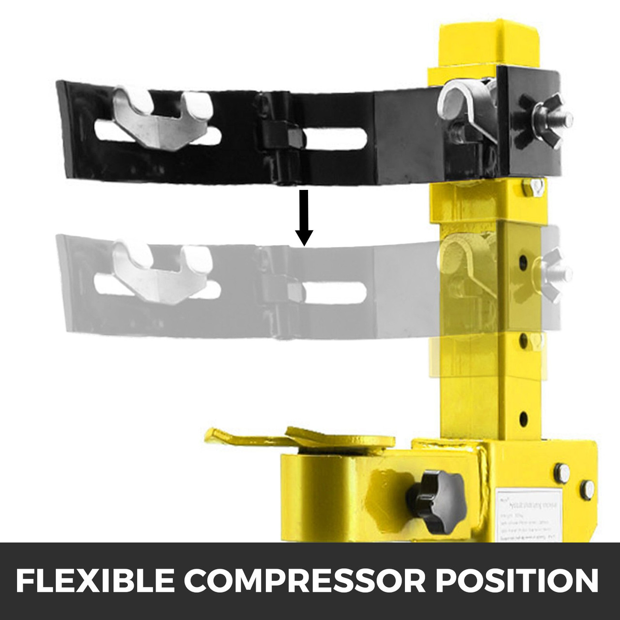 Hydraulic Spring Compressor 2200lbs Auto Strut Spring Compressor 10.2-25.4cm/4in-10in Spring Size