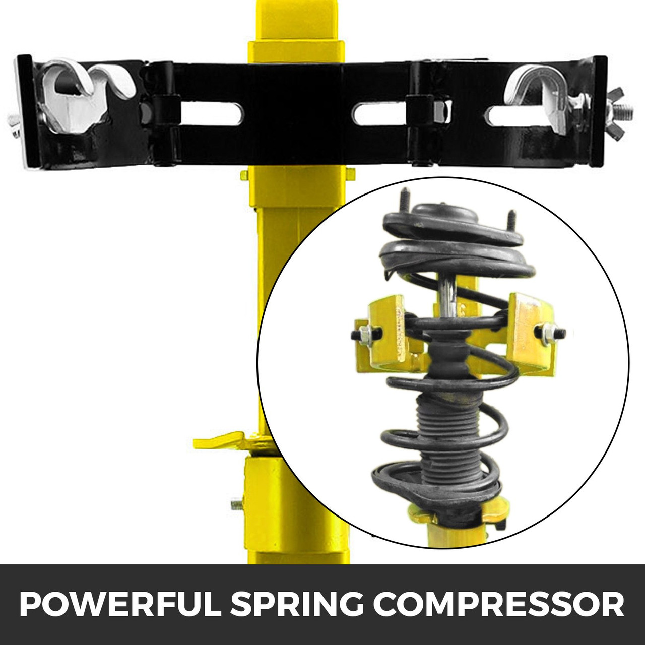 Hydraulic Spring Compressor 2200lbs Auto Strut Spring Compressor 10.2-25.4cm/4in-10in Spring Size
