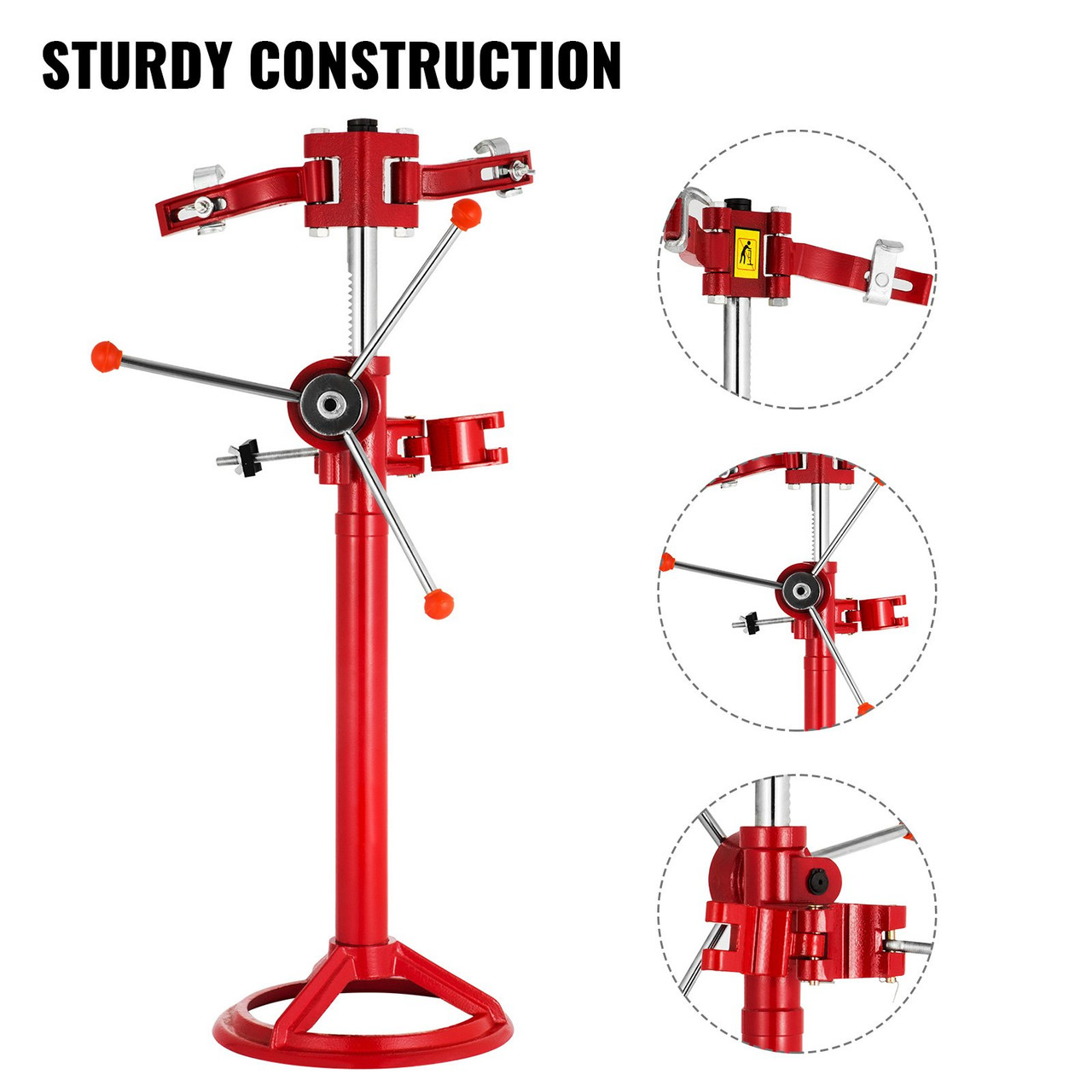 20" Hand Operate Strut Coil Spring Press Compressor Auto Equipment Red New