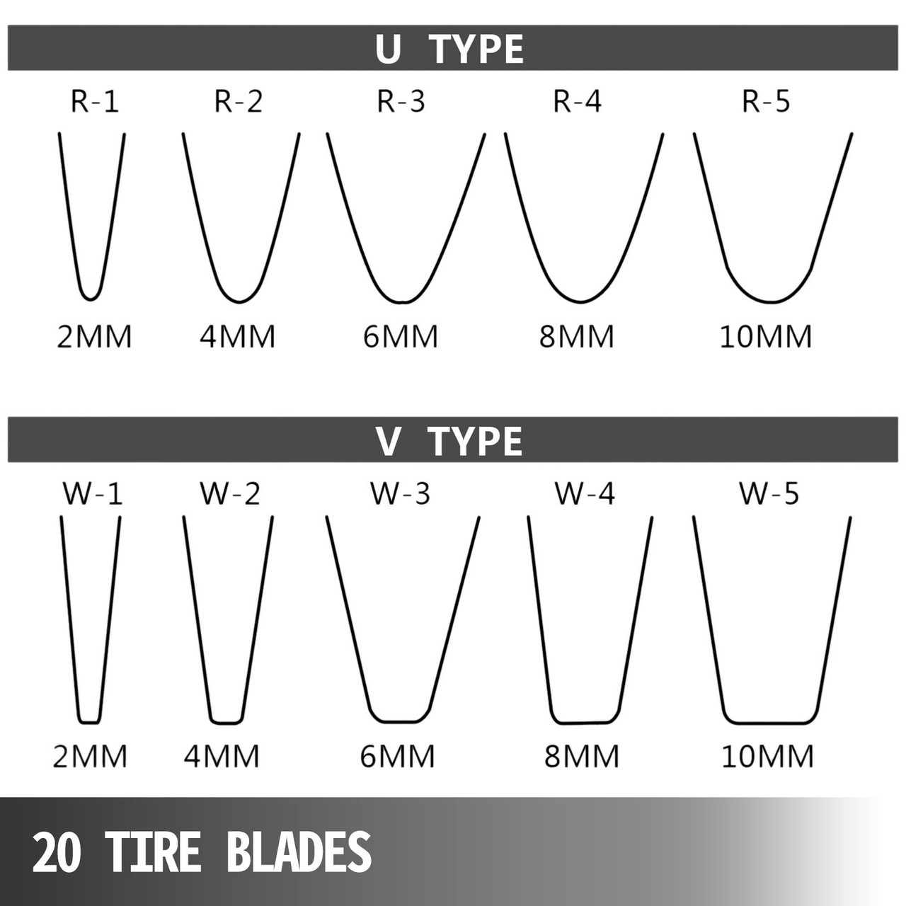 400w Truck Tire Grooving Blades Groover Iron Truck Trailer Tire Rubber Grooving Iron